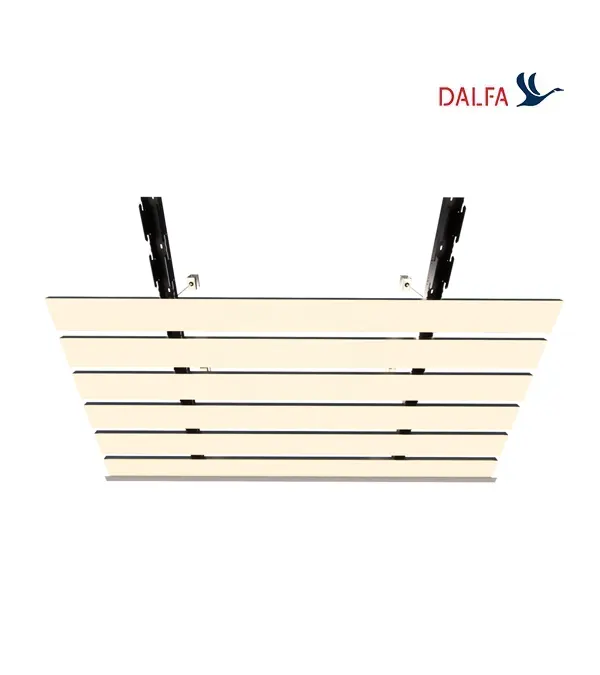 Aluminum strip false ceiling system