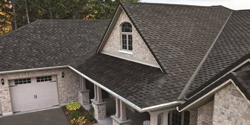  پوشش سقف شینگل آسفالتی برای ویلا