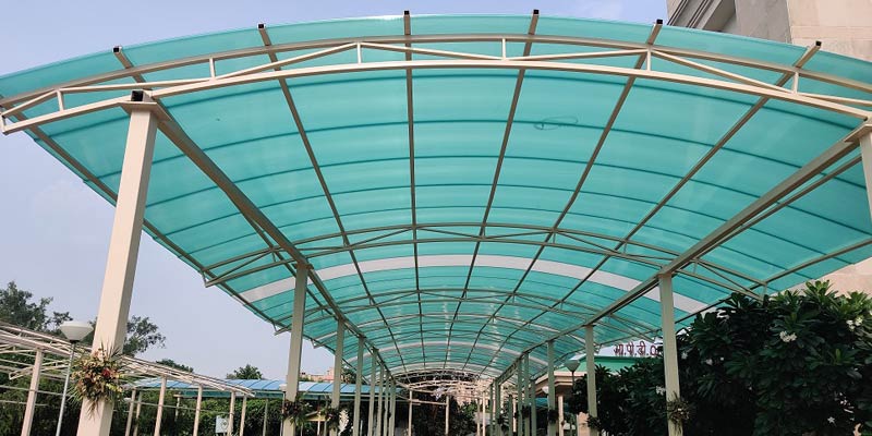 روش اجرا و نصب پوشش سقف پلی کربنات