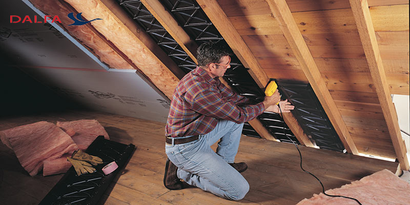 عایق بندی حرارتی سقف شیروانی: متریال و نکات اجرایی