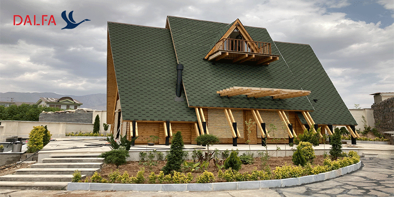 تأثیر شیب سقف بر جریان آب باران