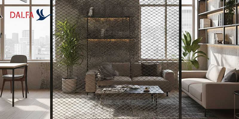 ایده‌های مینیمال ۲۰۲۶ استرچ متال در طراحی پارتیشن های داخلی