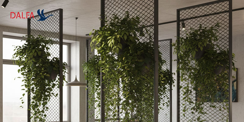 پارتیشن‌ با گیاهان داخلی